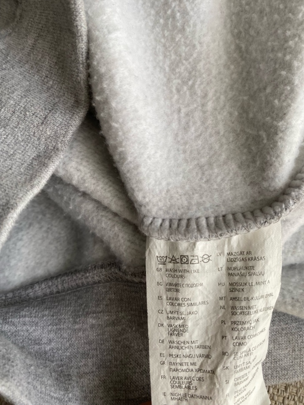 MKI MIYUKI ZOKU Sweatshirt Men’s Medium Grey Logo Hoodie Streetwear - Picture 5 of 8